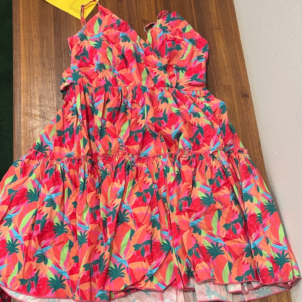 Tropical Print Dress